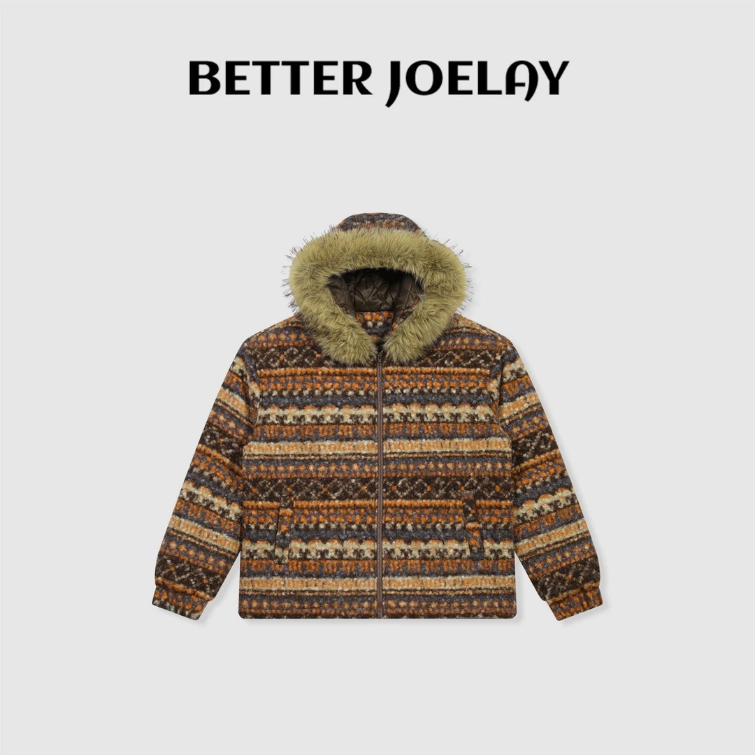 BETTER JOELAY-【折桃不予】时尚棉服保暖百搭休闲通勤风GG0397