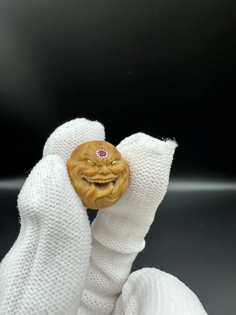 猴头雕刻镶嵌恶僧