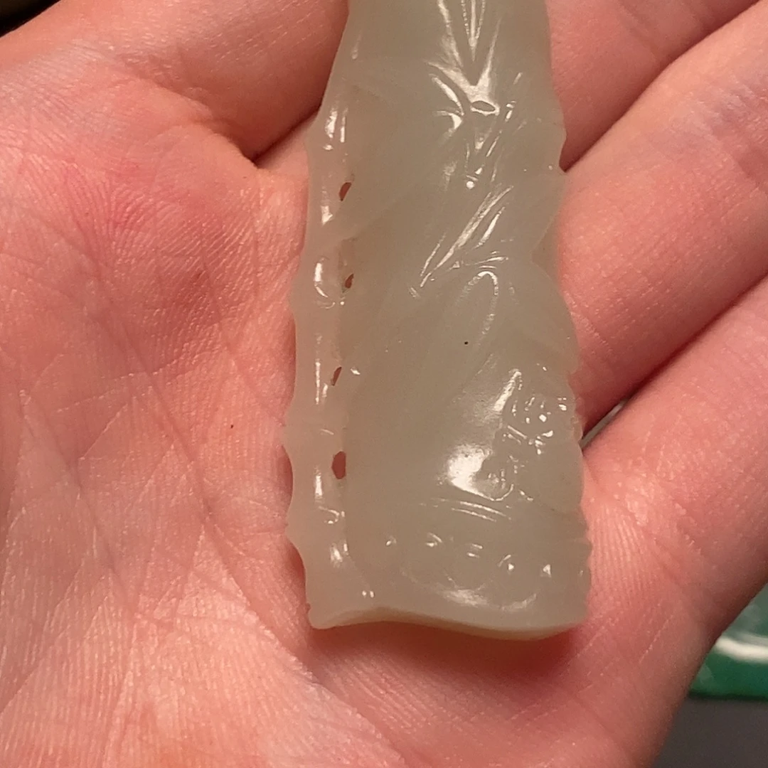 负****和田玉未镶嵌挂件