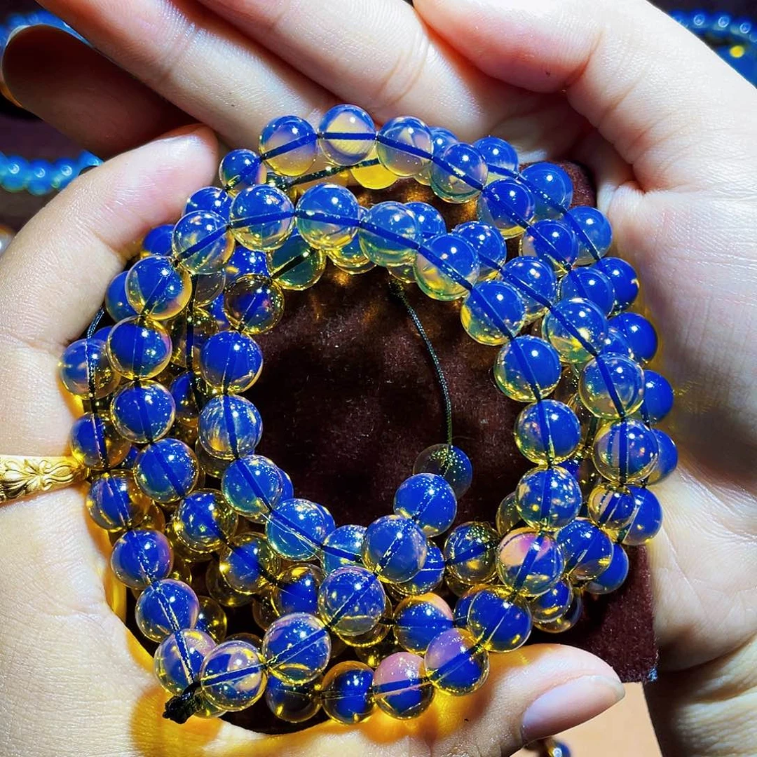 蓝珀裸石未镶嵌7加108