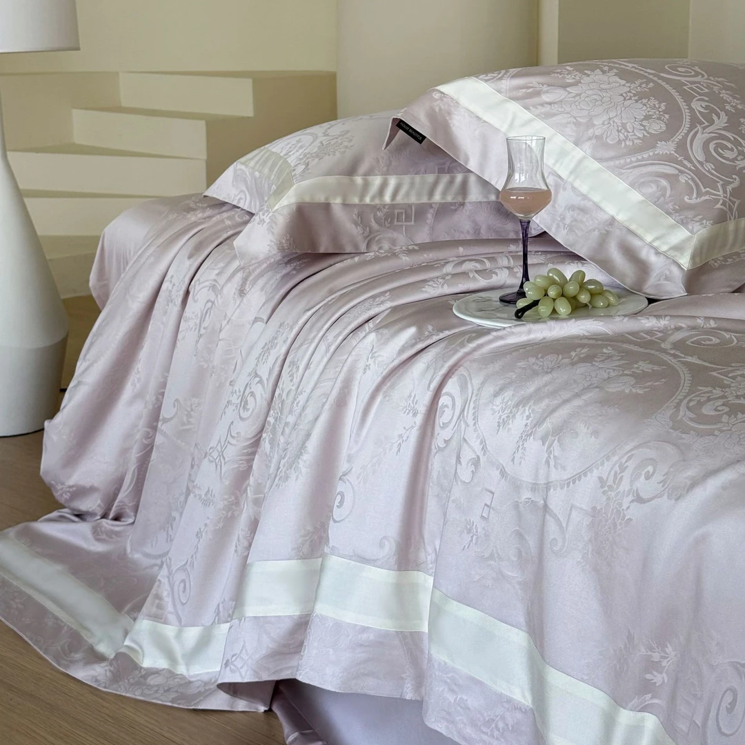 HouseBeautiful2025G355【碧落】天丝棉厚织浮雕提花工艺四件套四季