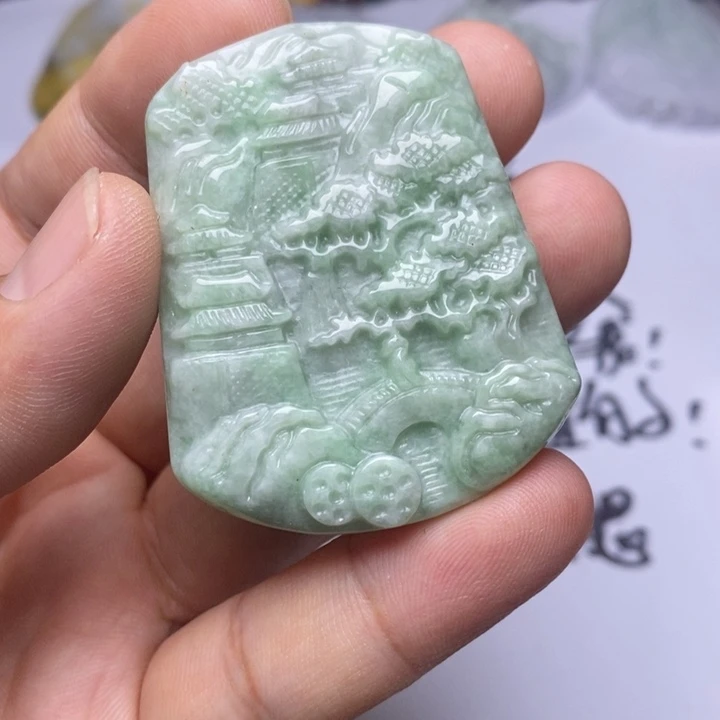颈饰未镶嵌翡翠翡翠