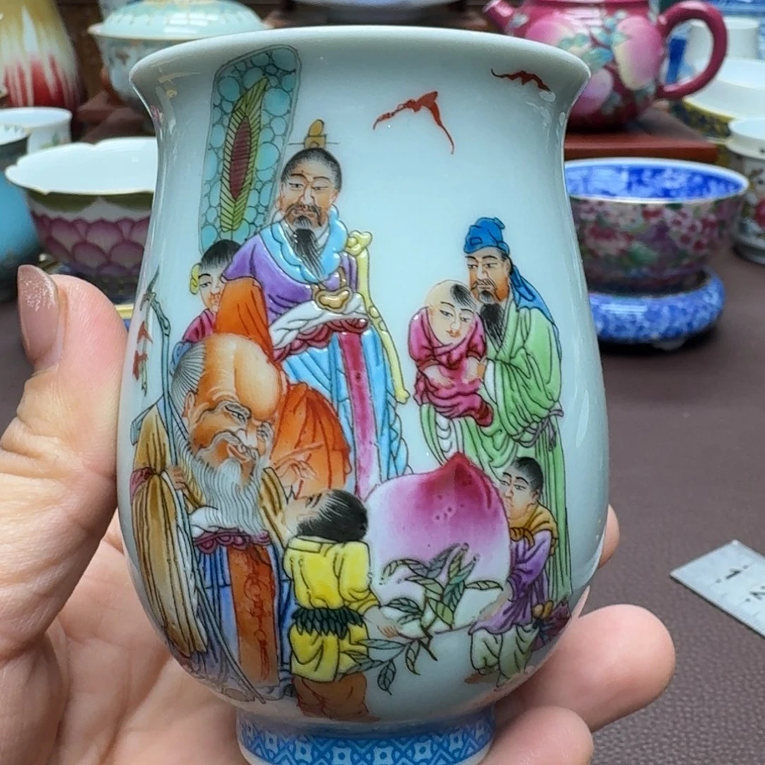 瓷片景德镇仿古手工制作精品展示