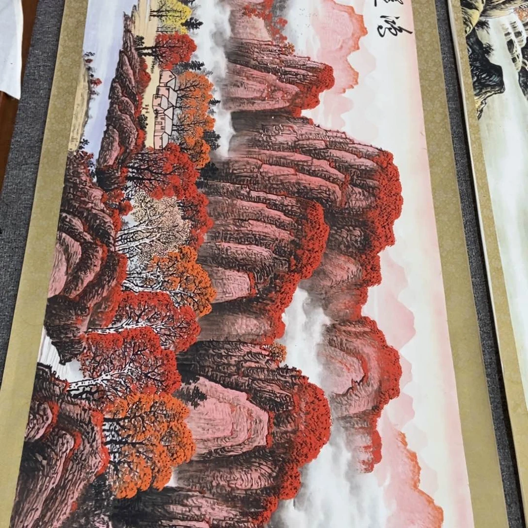 国画w老师手笔手绘作品