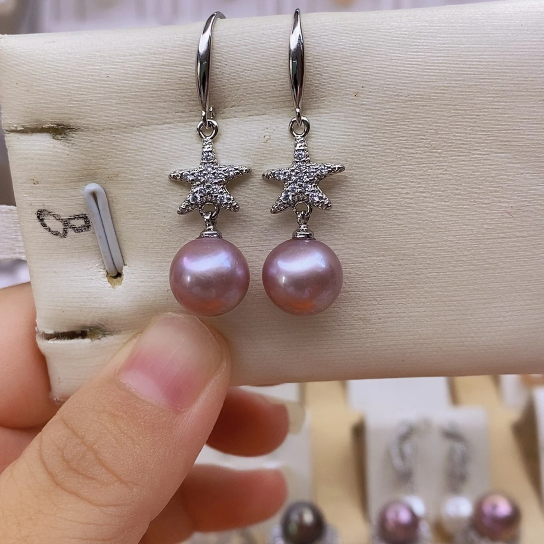 未镶嵌淡水珍珠耳饰