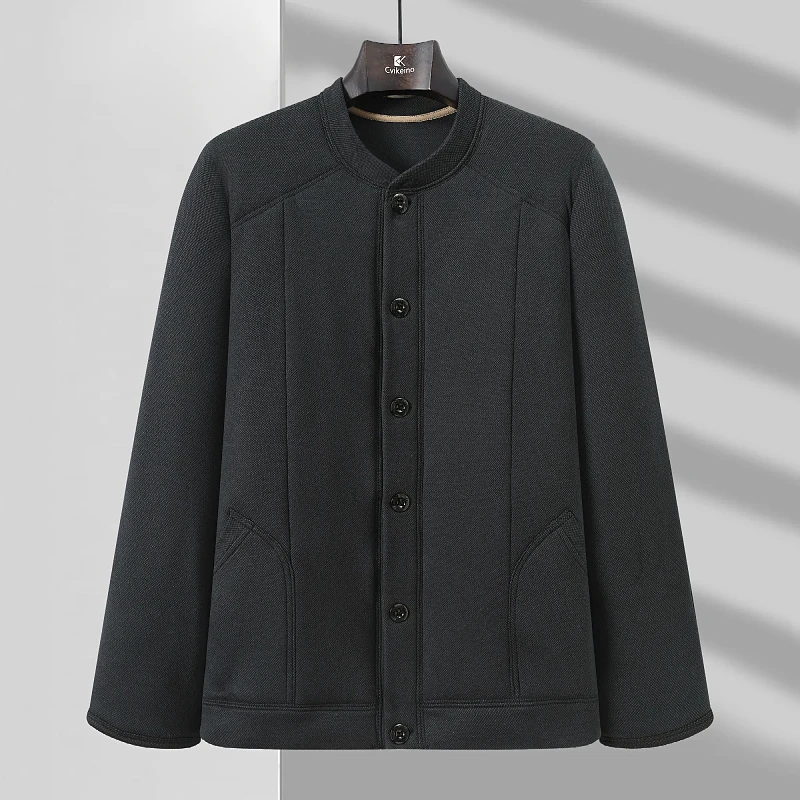 中老年男士冬季轻便保暖棉衣2025新款老年人外套加绒加厚棉服上衣