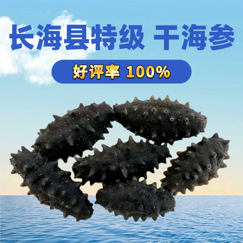 大·小长山岛特级野生干海参(80-230头/斤 假一罚十 可代泡发)