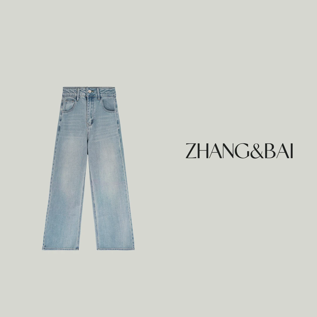 zhang&bai25&SS早春高定 |【海盐牛仔】浅色牛仔裤的魅力直筒休闲