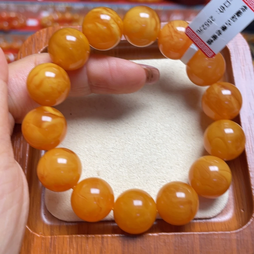 未镶嵌蜜蜡手链手串