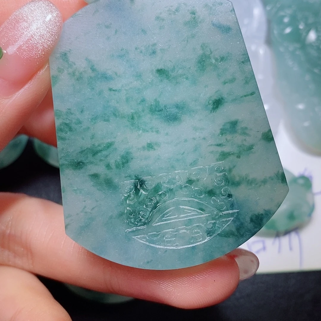 定制翡翠未镶嵌毛货付款后联系客服确认抛光