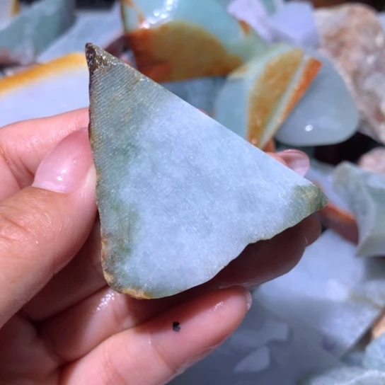 翡翠散珠翡翠边角料