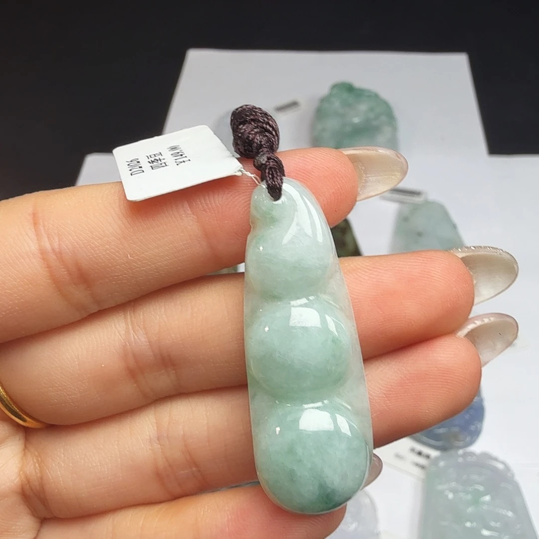 散珠翡翠天然翡翠豆子