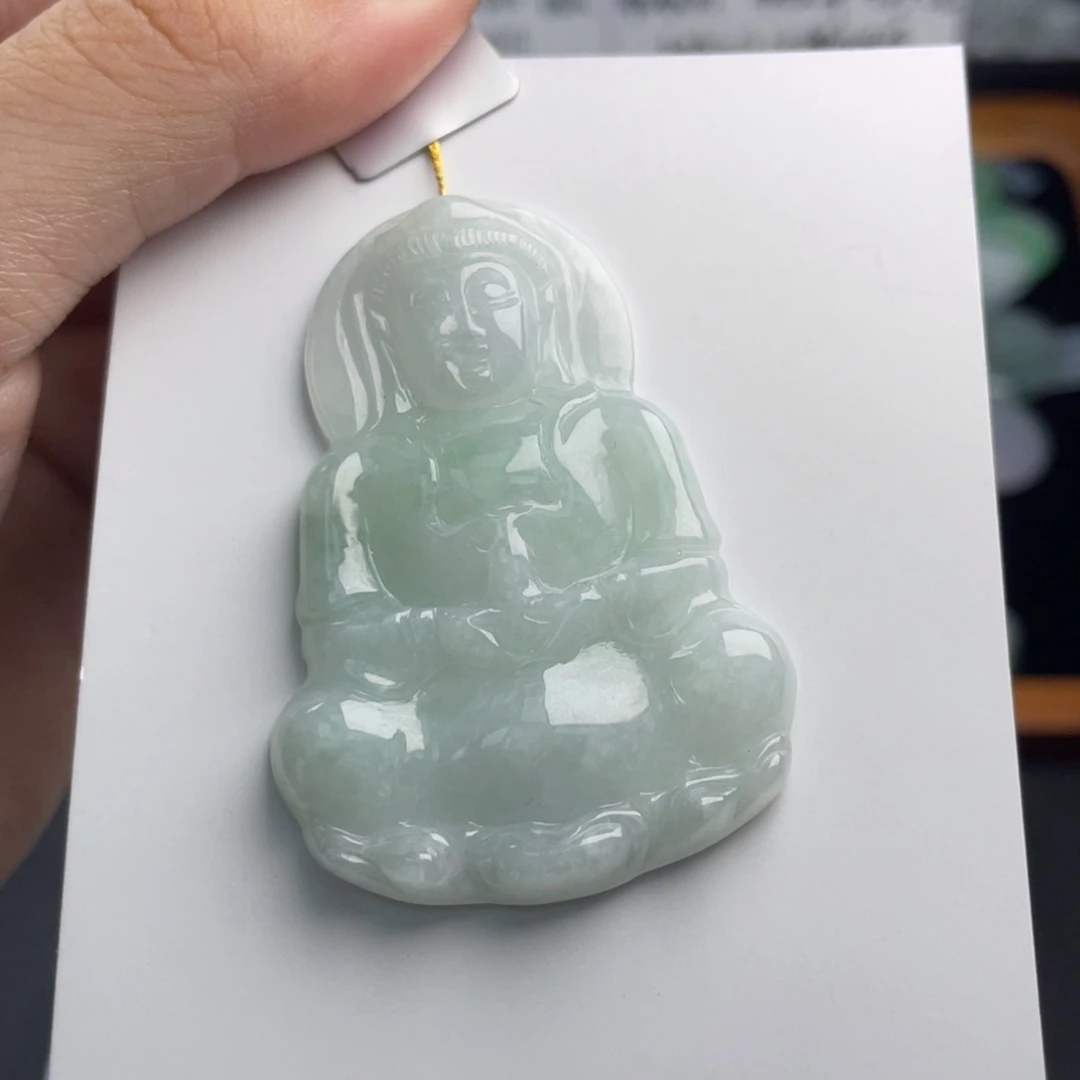 颈饰未镶嵌翡翠观音