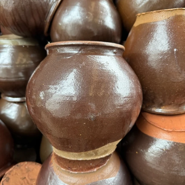 纯手工土窑/猪油罐/酒罐/装5-10斤/有大号