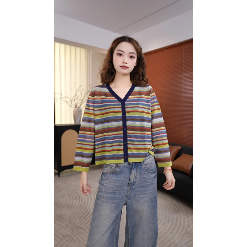 YIANYAN【风】女士秋季开衫长袖