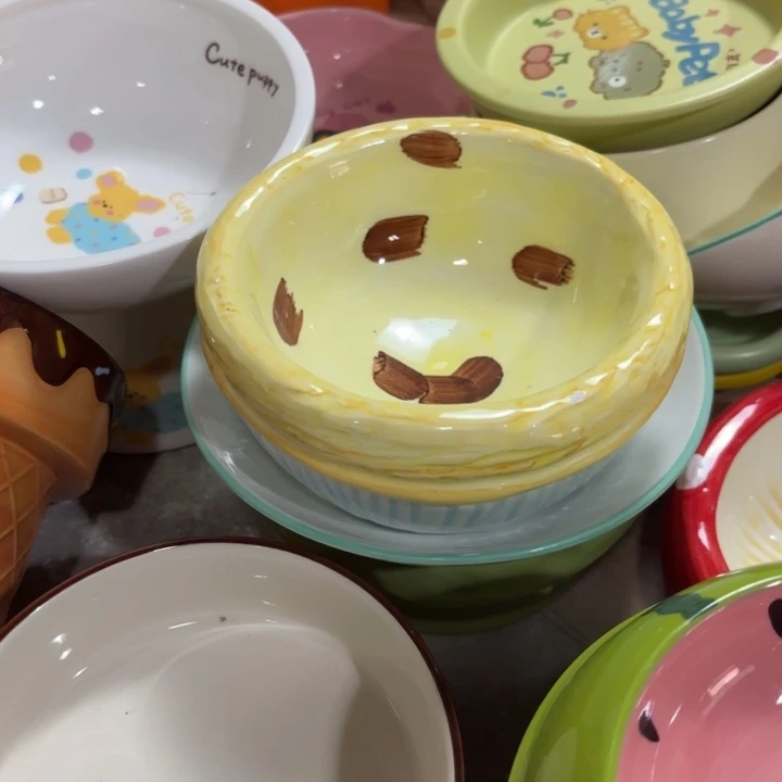 瓷片陶瓷蛋挞矮脚