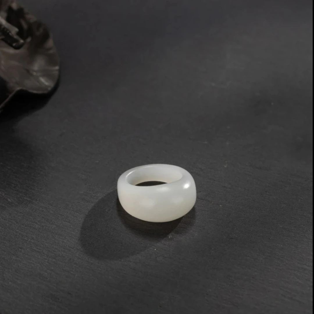 【乐小福珠宝】和田玉馒头戒指多样性发货