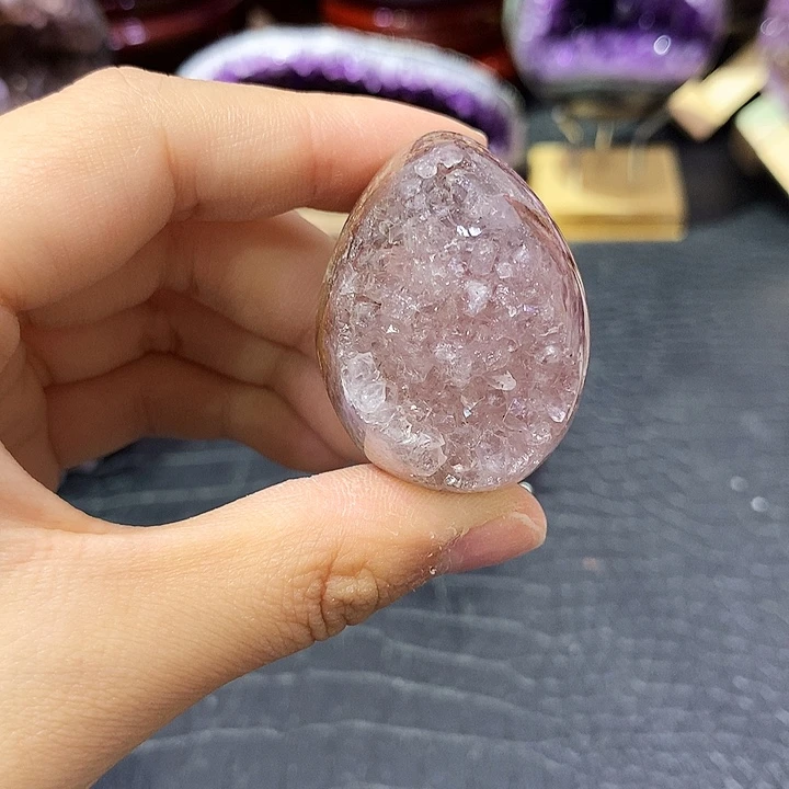 紫晶未镶嵌珠宝半成品