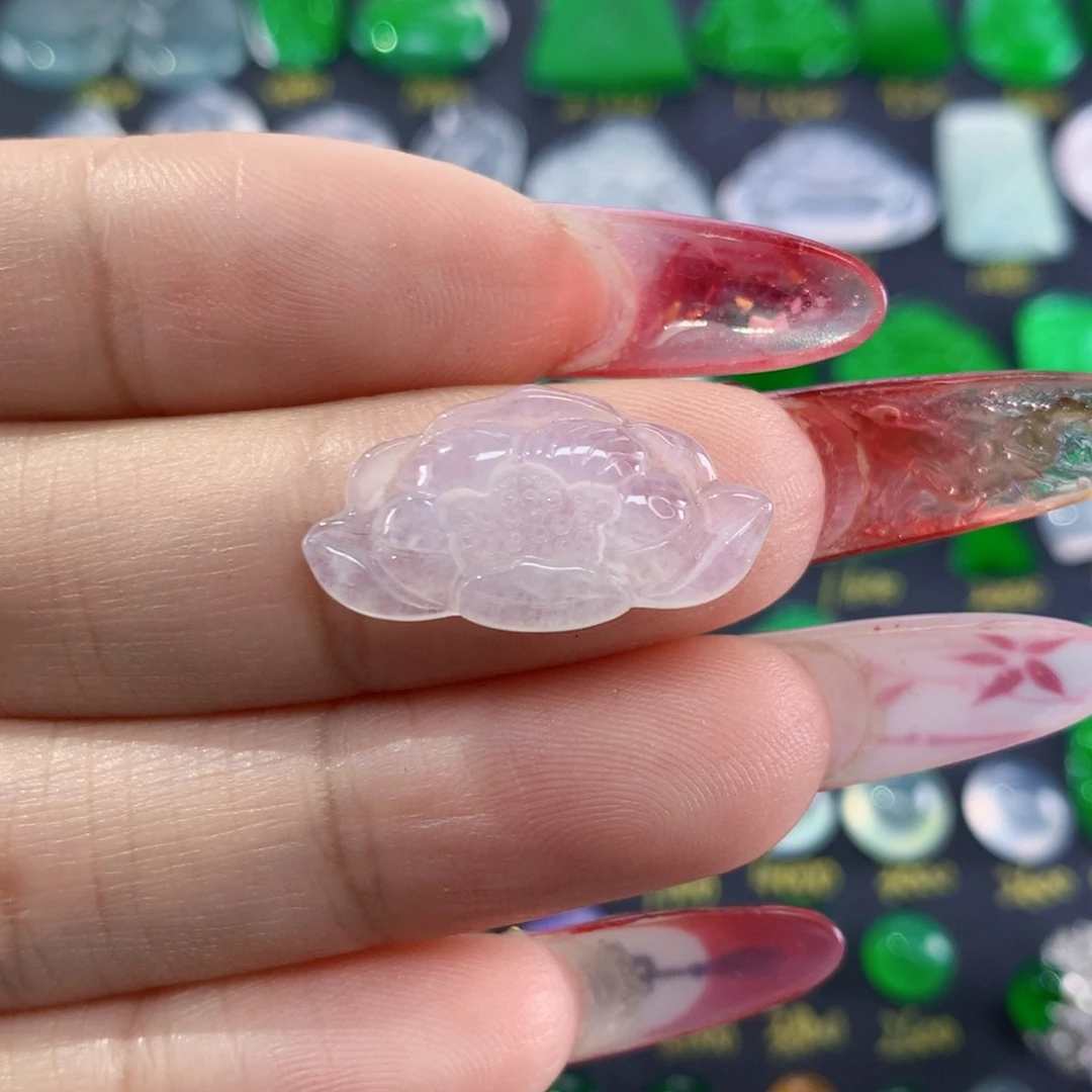 翡翠颈饰未镶嵌纯天然缅甸翡翠A货