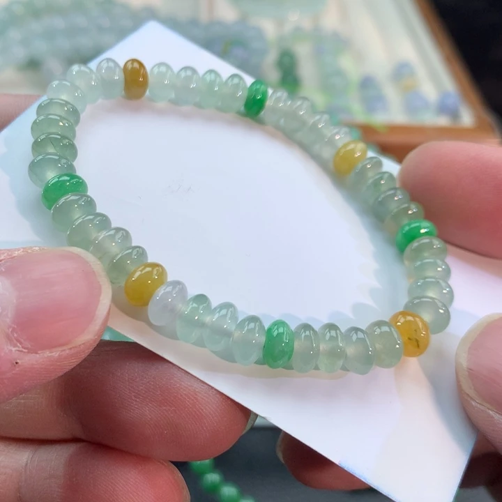 翡翠未镶嵌手链买断