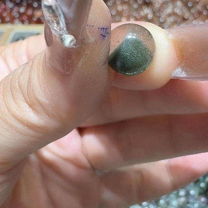 水晶单珠未镶嵌确定打孔不退不换