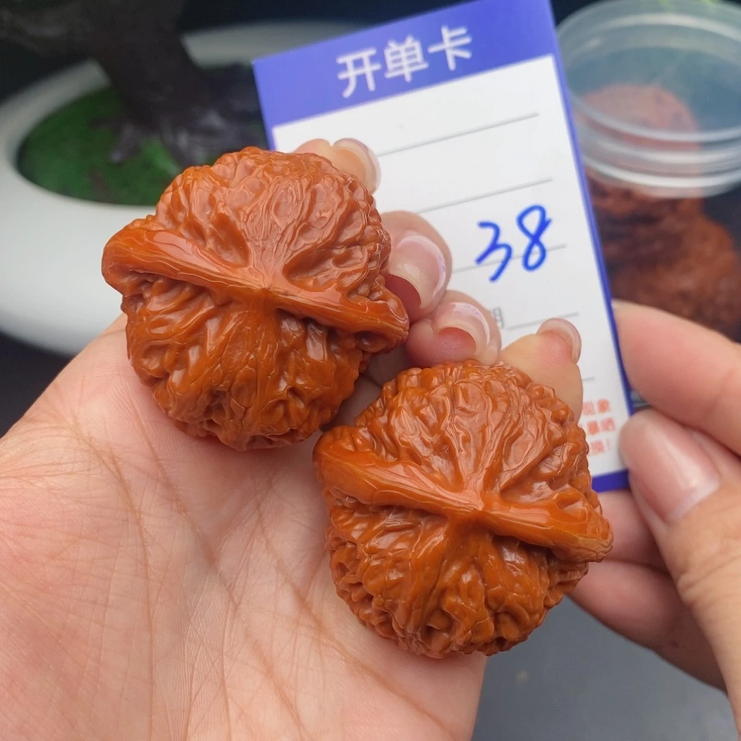 文玩核桃把件42宫灯38