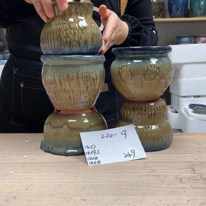 紫砂花盆多肉花盆微瑕9