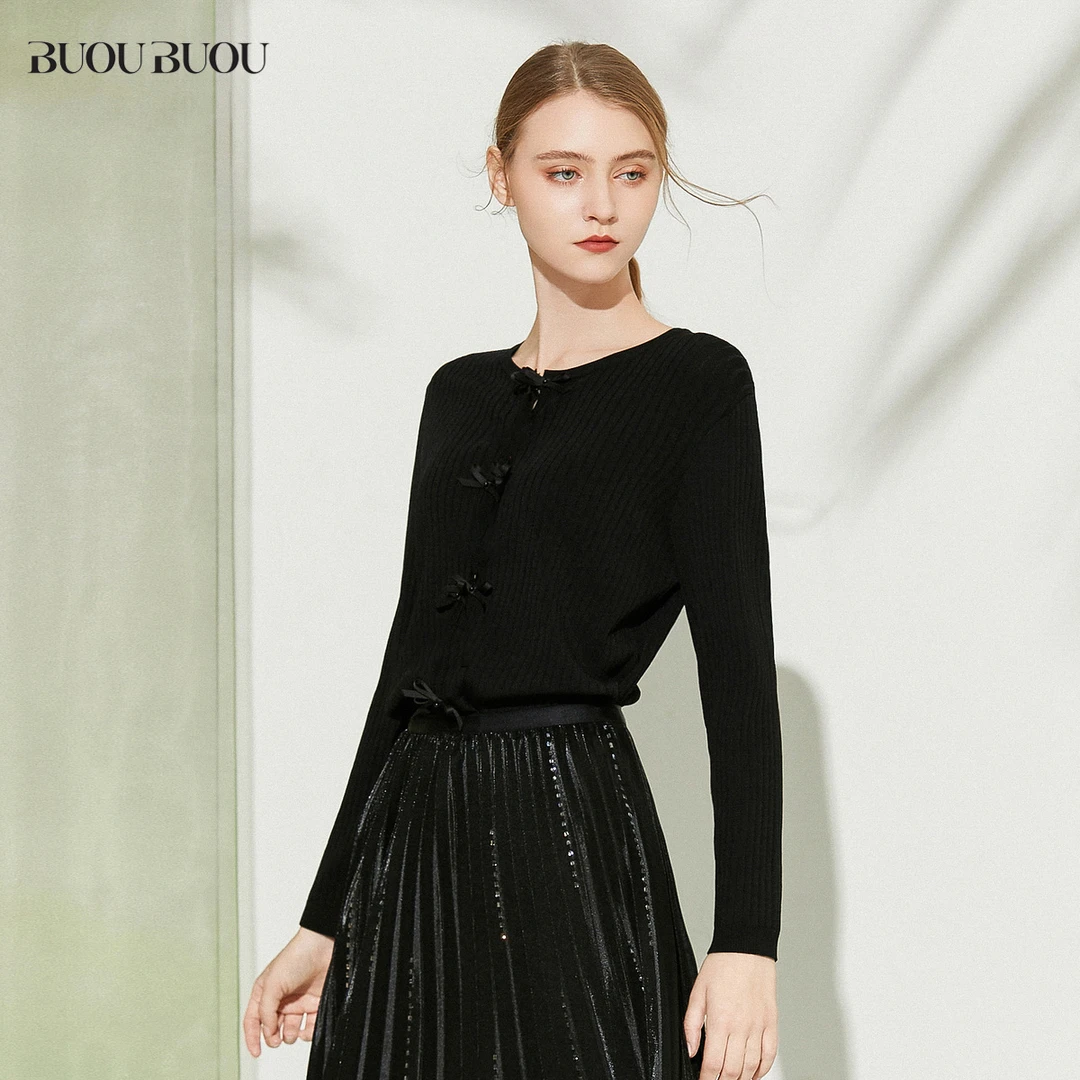 BuouBuouBuouBuou气质长袖针织外套BI1C909
