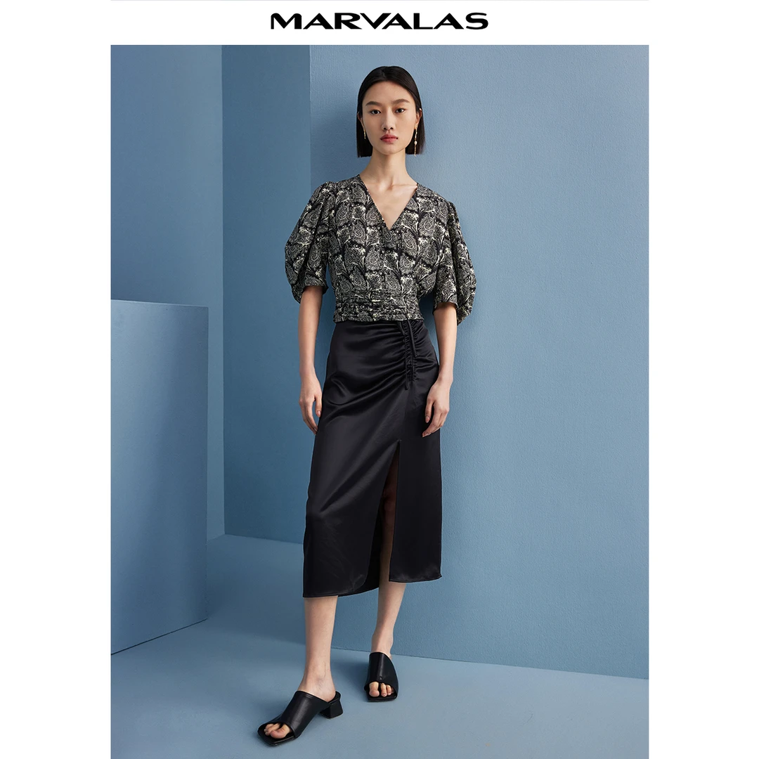 【珊珊专属】MAMMARVALAS/曼德诗气质夏季时尚蕾丝衫M314201171