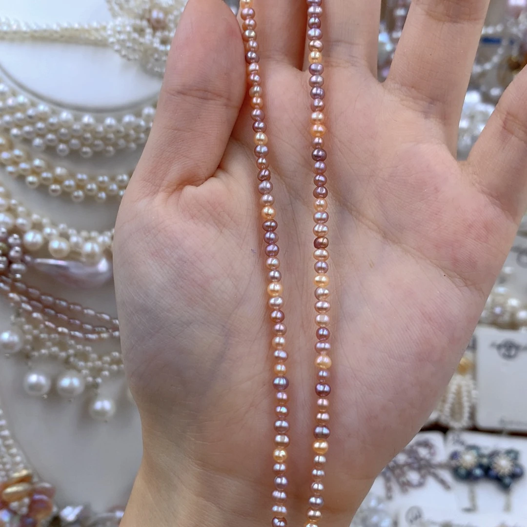 颈饰银S925镶嵌淡水珍珠