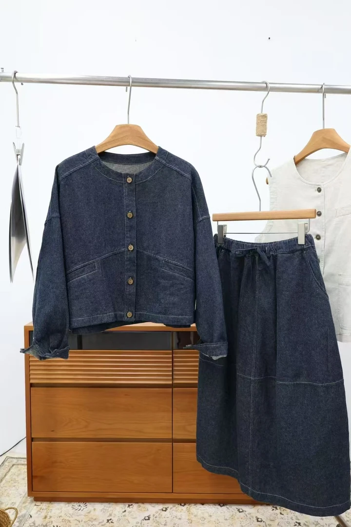 春季休闲百搭棉麻外套