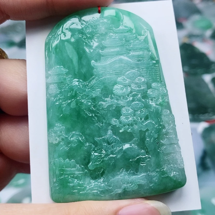 【闪购商品】翡翠未镶嵌颈饰陈*翡翠