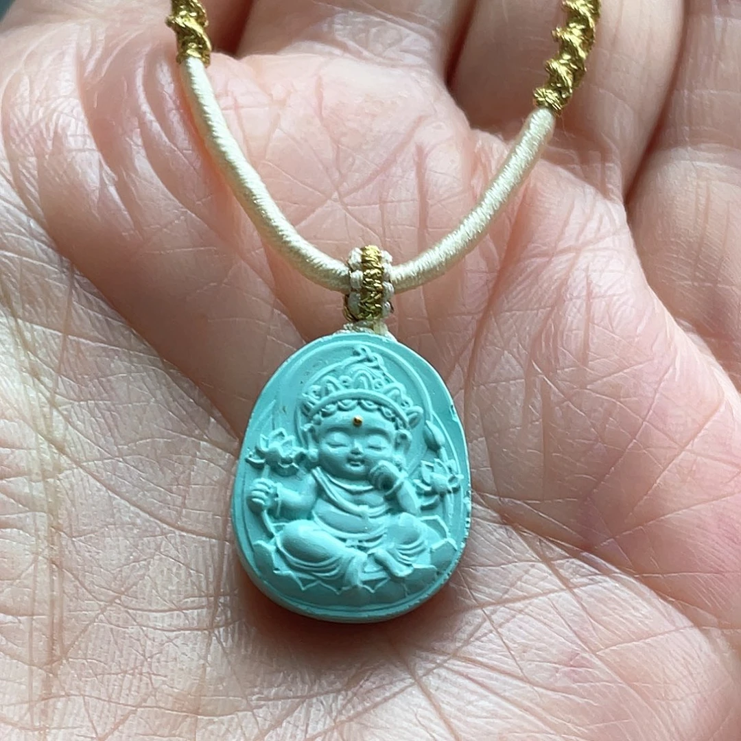 未镶嵌绿松石颈饰