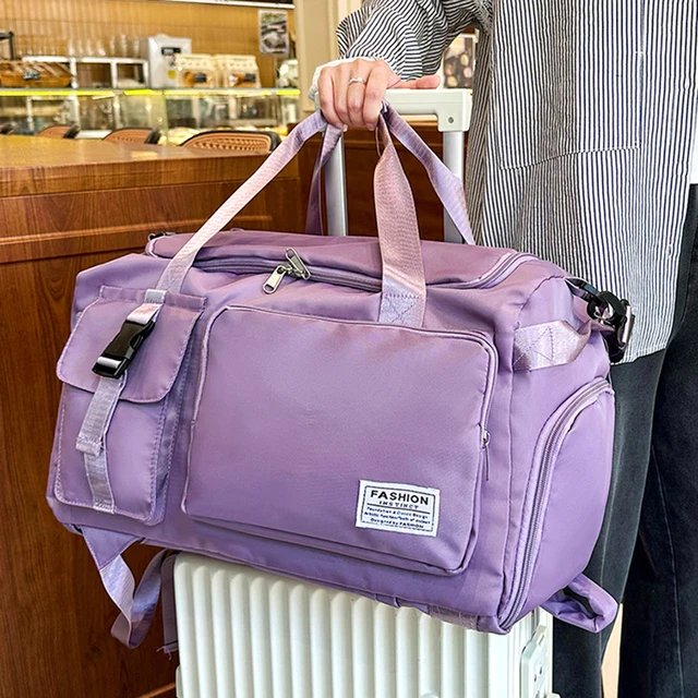 登机包短途旅行包女大容量出差旅游双肩手提行李袋男款运动健身包