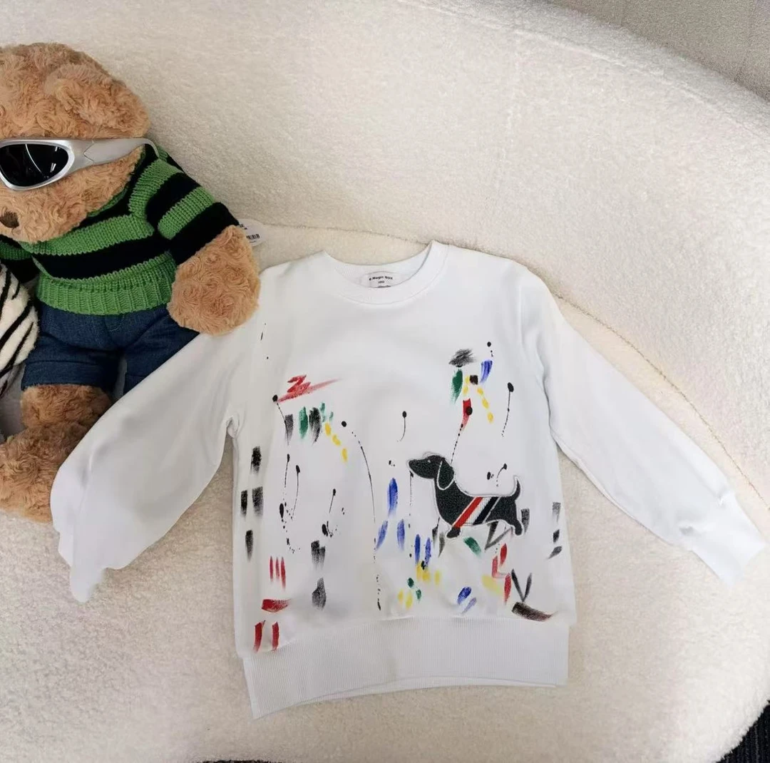 -潮牌童装定制“手绘精致”儿童限量款卫衣21142