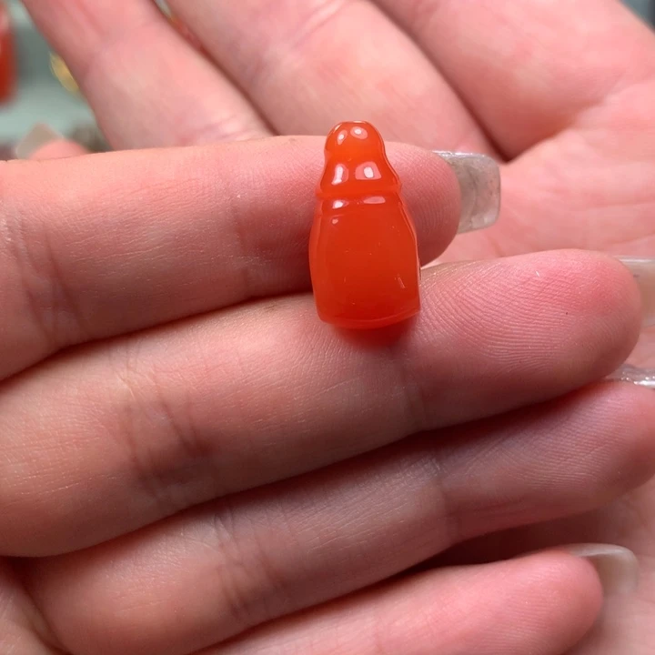 未镶嵌三通南红玛瑙