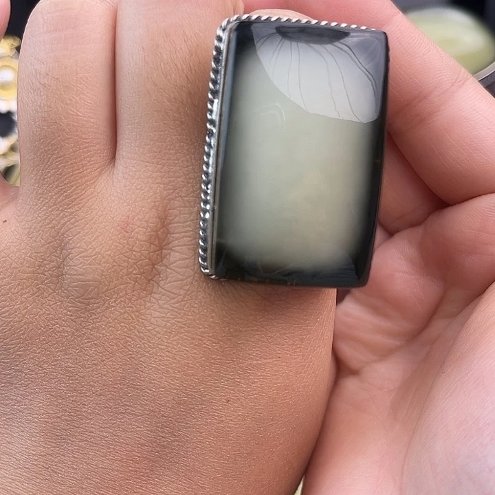 琥珀银S925镶嵌裸石