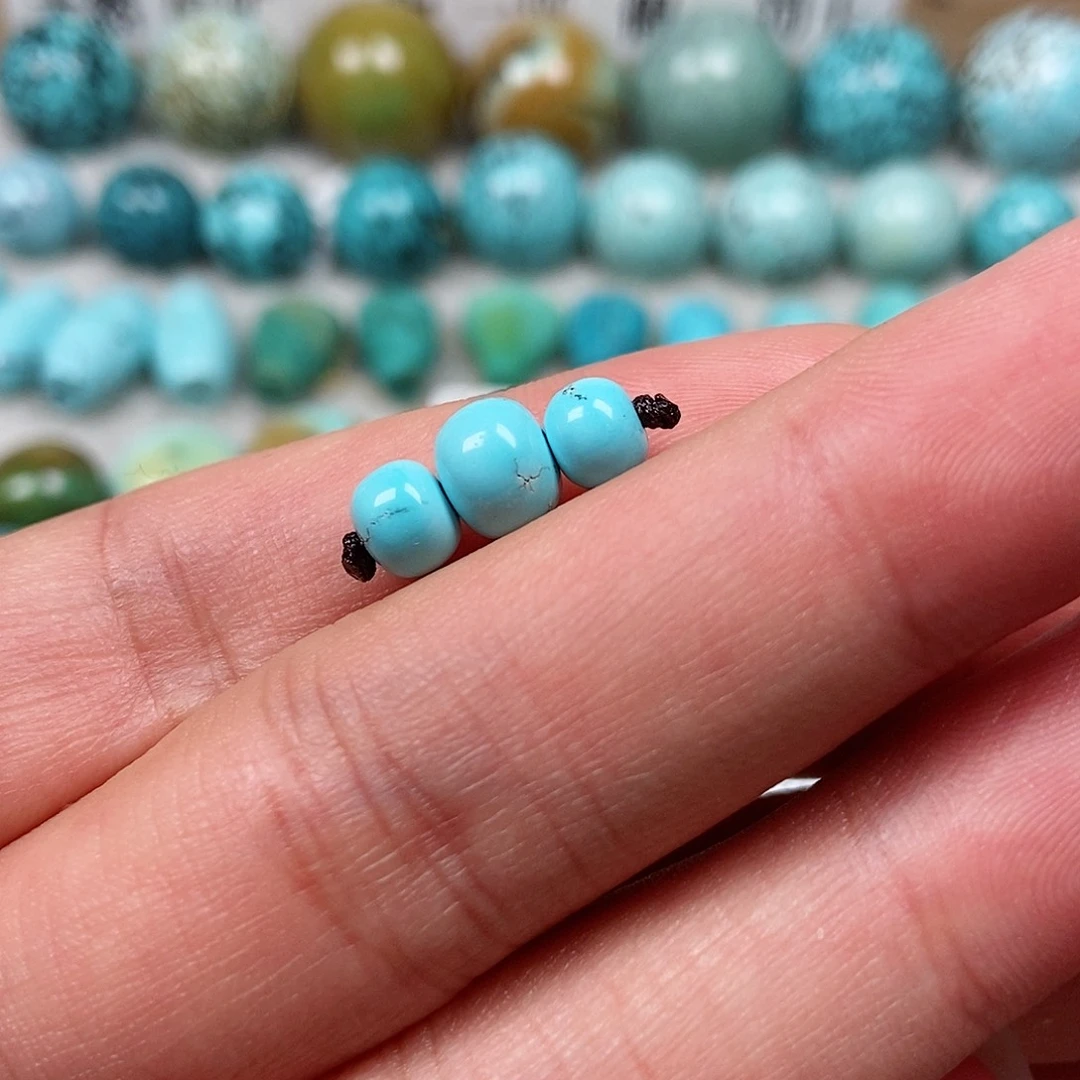 未镶嵌绿松石珠宝半成品