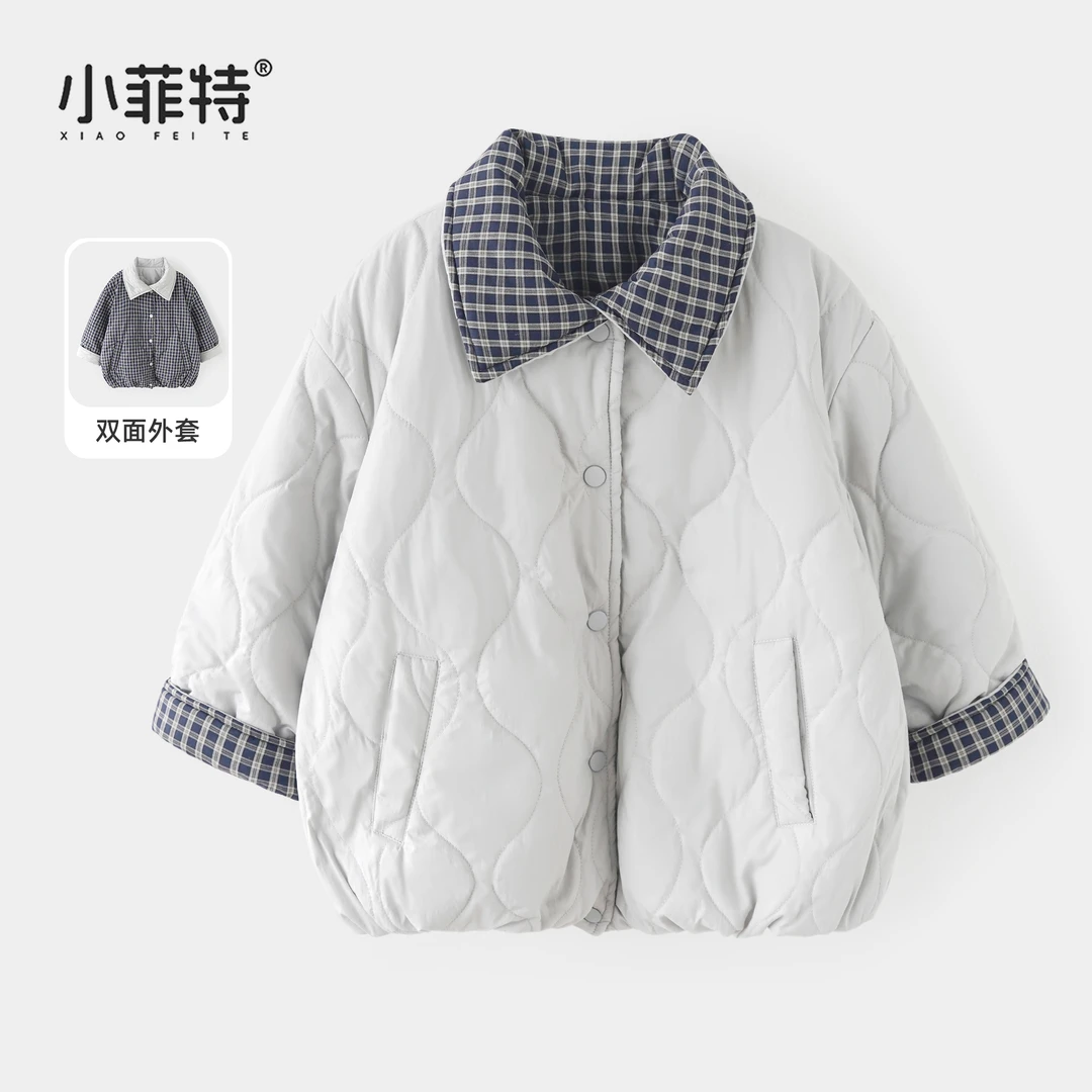 小菲特冬季新款女童装保暖上衣中大童休闲儿童加厚外套YNYD56465
