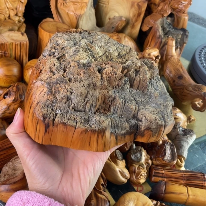 崖柏老茬头摆件12