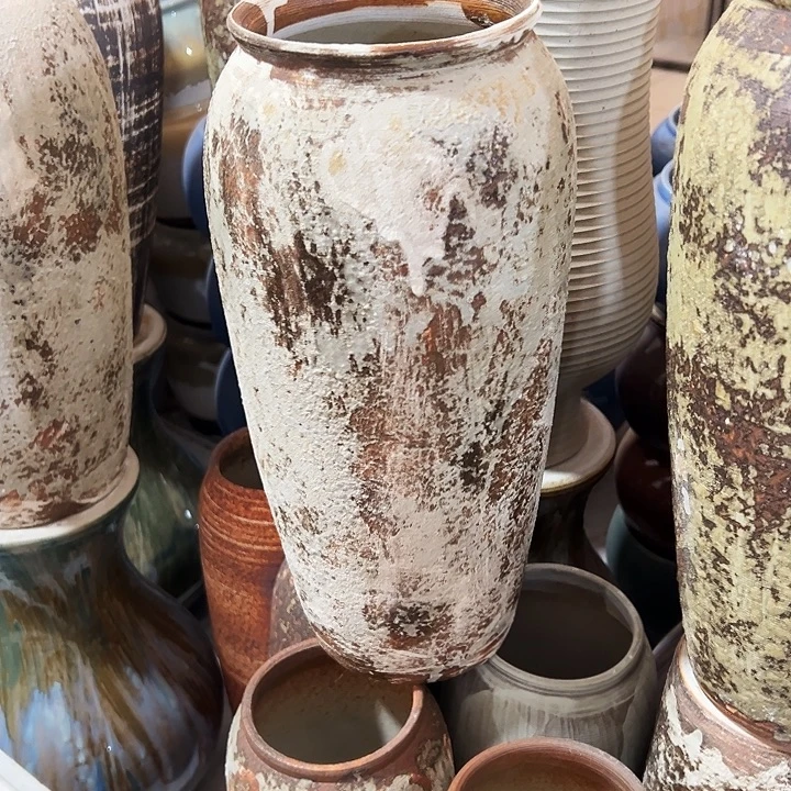 景德镇精品花盆栽适口12高30