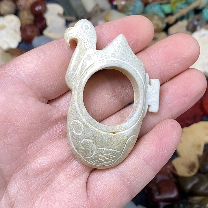 和田玉未镶嵌颈饰110