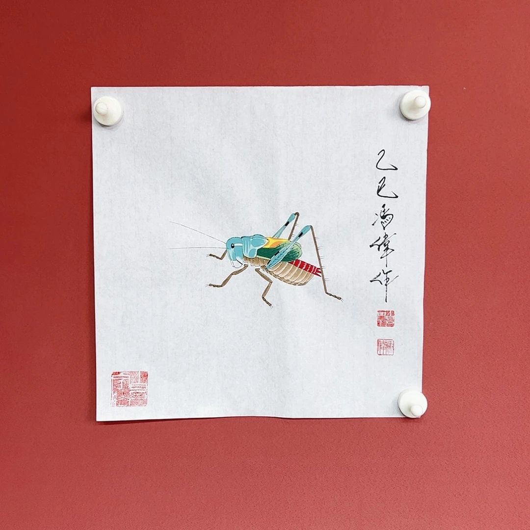 国画冯伟老师手绘国画作品慧