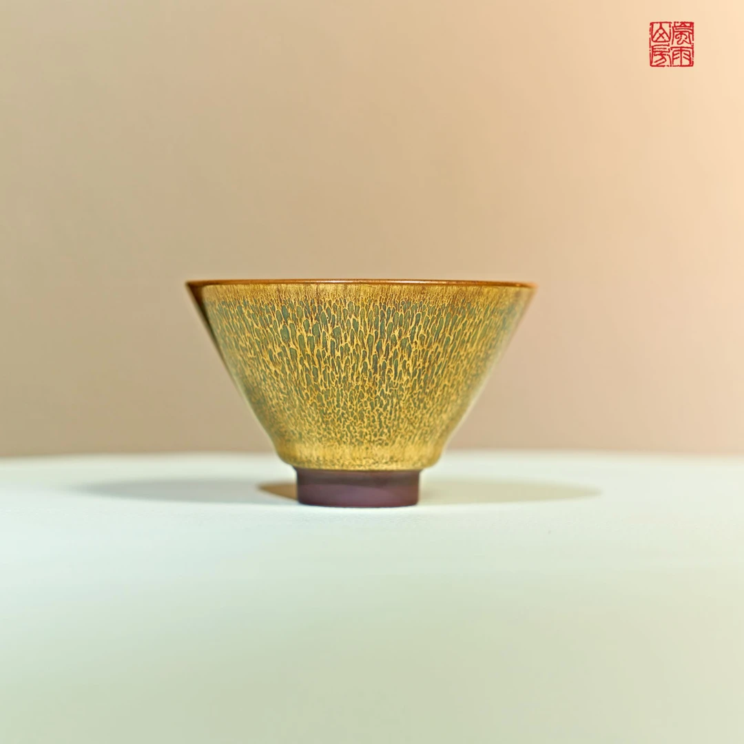 范泽峰作品 金丝玉毫盏 容量100ml