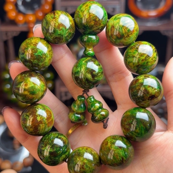 琥珀木2.0水墨丹青 富贵春花图