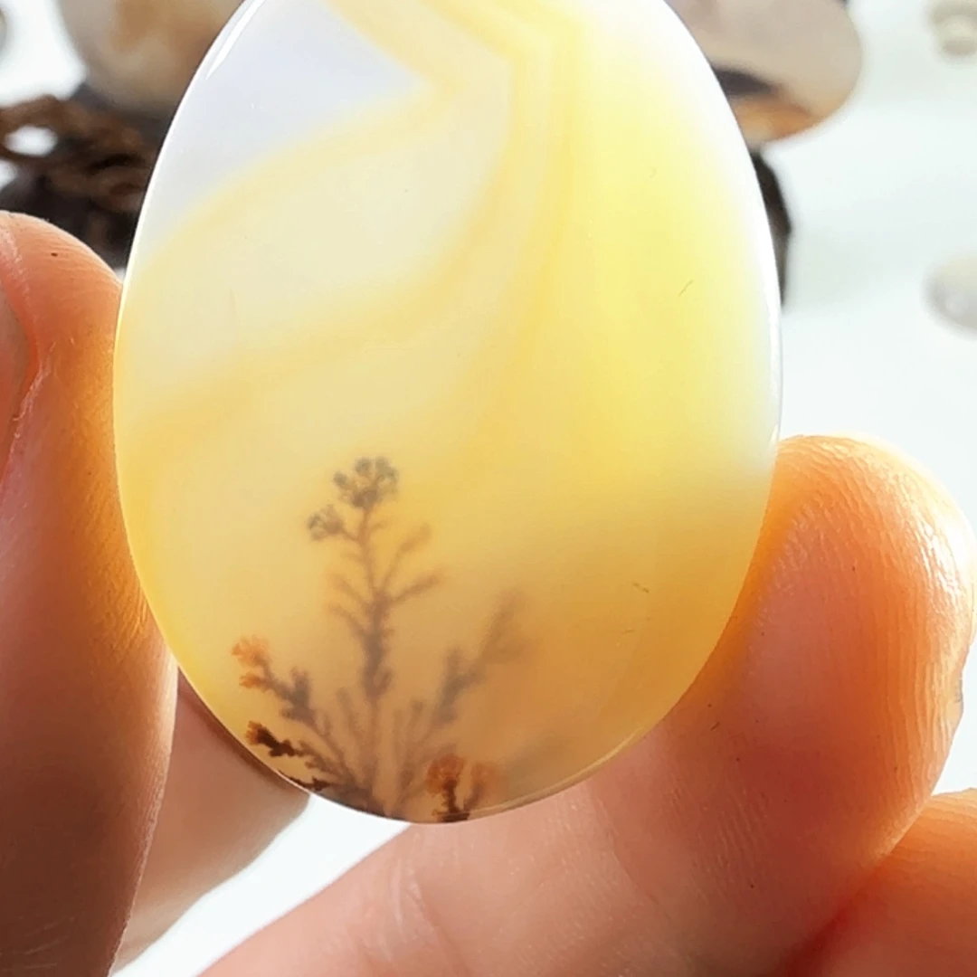 未镶嵌玛瑙/玉髓珠宝半成品
