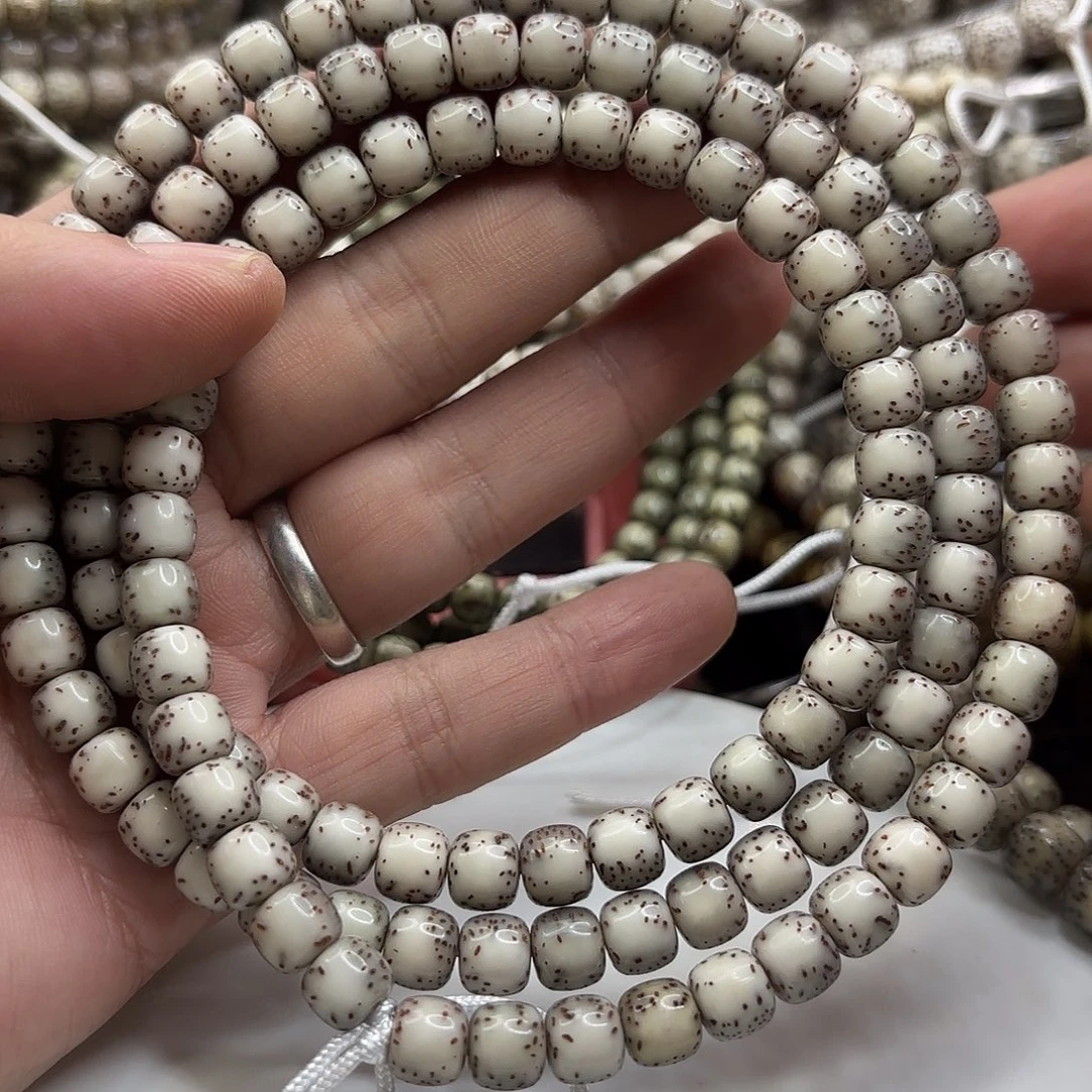 星月菩提手串87河豚黑冰大留白