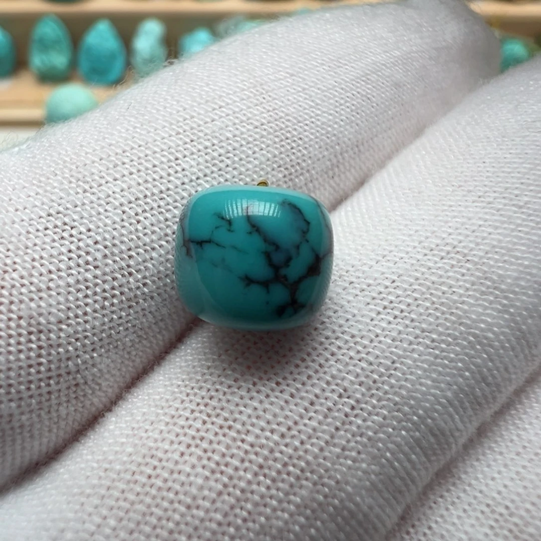 绿松石未镶嵌配饰8.9*7.8