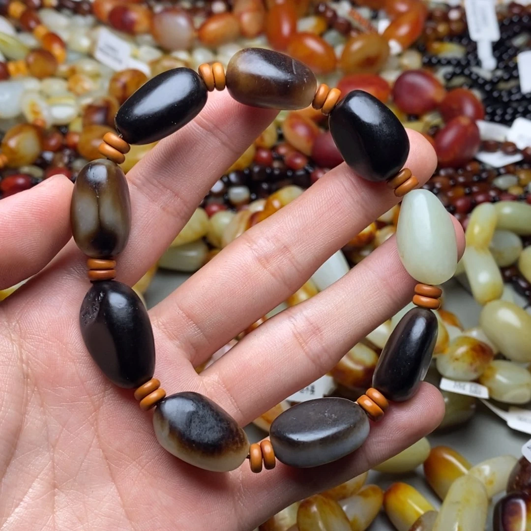 和田玉手链未镶嵌