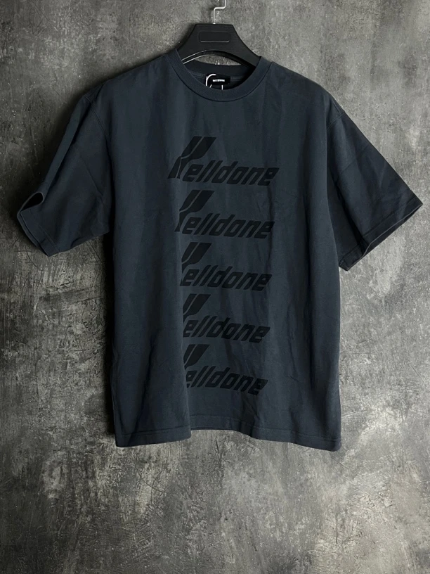 全新未使用 WE11 DONE S码*1/弹幕Logo短袖/01554